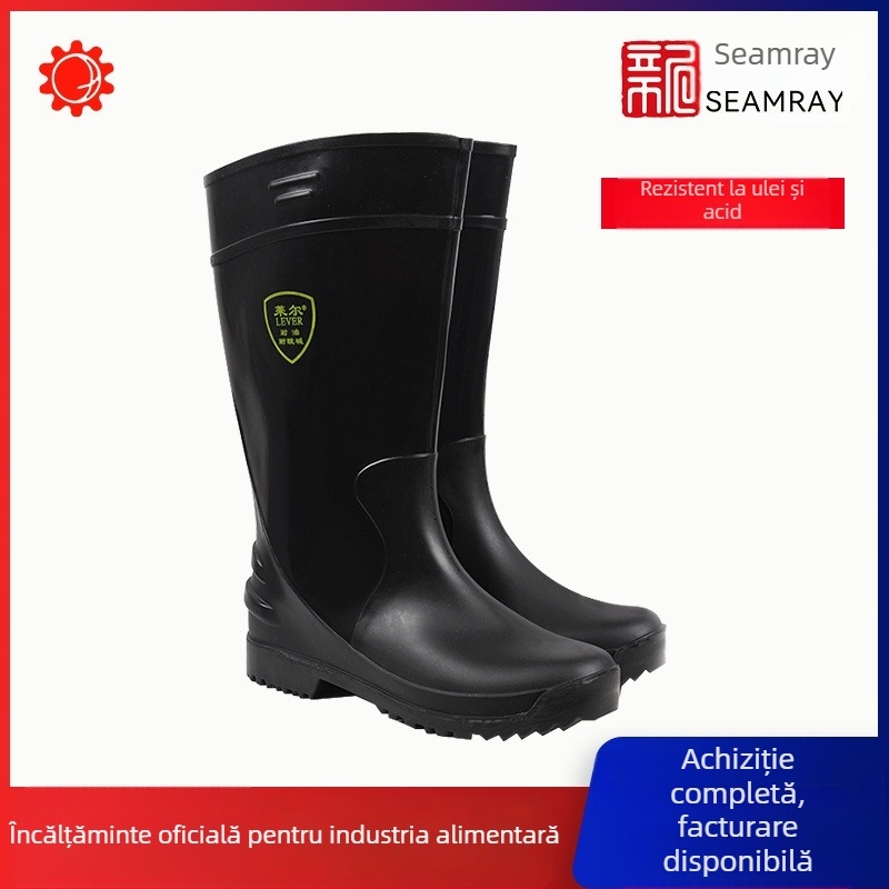 Cizme alimentare SC-11-99, PVC, rezistente la ulei, la acizi și la alcalii, brand Exsafety/Junyu