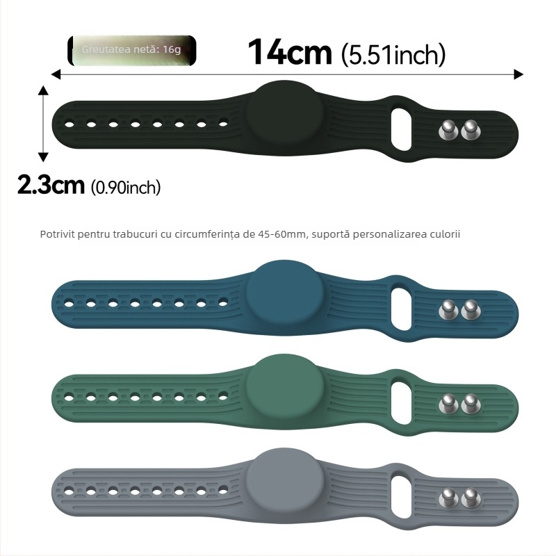 Clip pentru trabucuri cu dublu buton, din silicon, personalizabil, fabricat mecanic, stil simplu