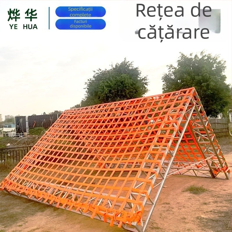 Rețea de cățărare în aer liber pentru antrenament fizic — Qiqi YH-PDW06, construcție din poliester