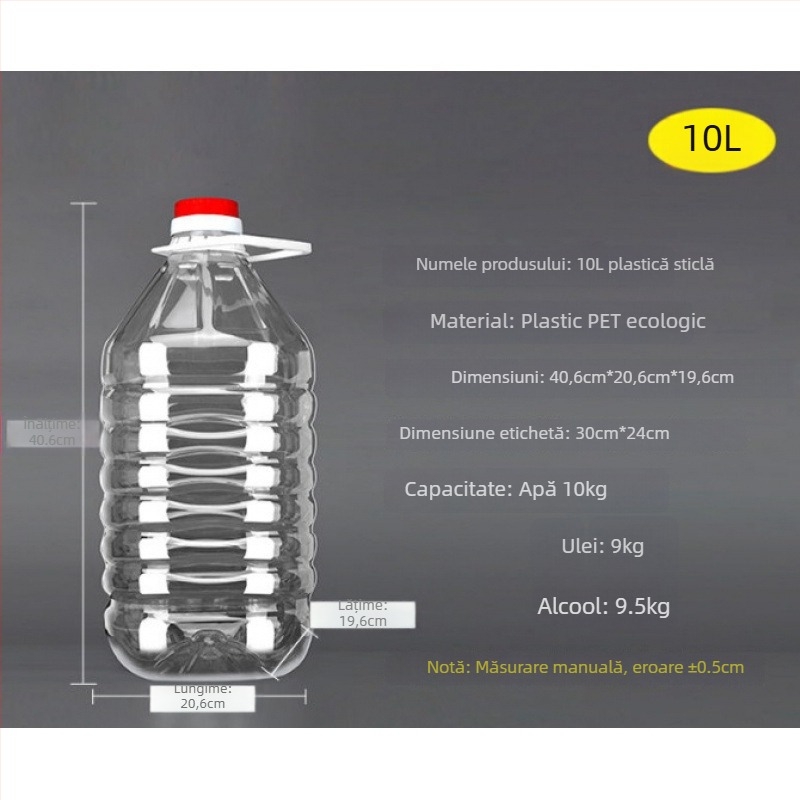 Recipient din plastic pentru ulei, capac, marca 88, deschidere și închidere automată, stil chinezesc, calitate superioară