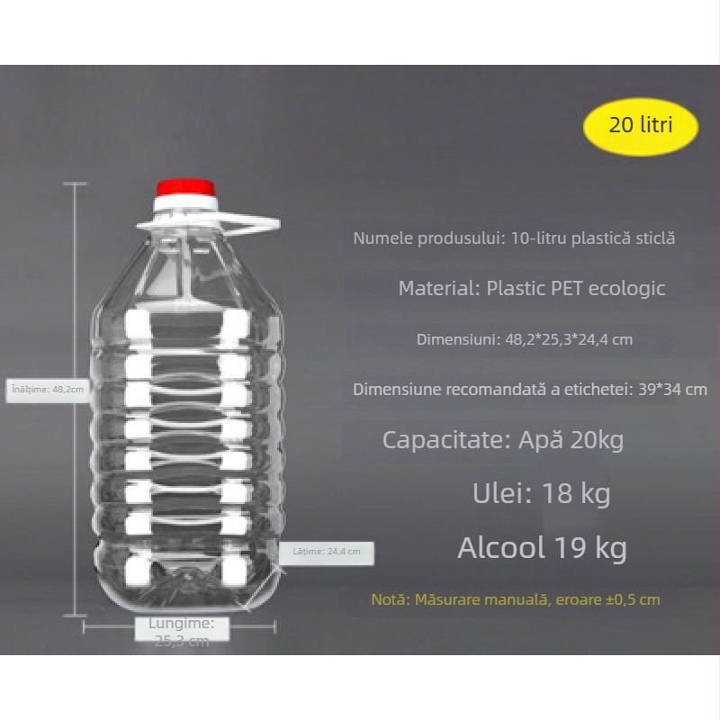 Recipient din plastic pentru ulei, capac, marca 88, deschidere și închidere automată, stil chinezesc, calitate superioară