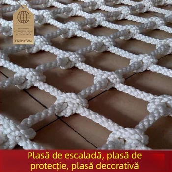 Plasă de cățărare din nailon, extensibilă, pentru copii – gardă de protecție anti-cădere pentru cățărări în aer liber