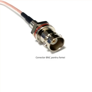 Cablu adaptor BNC femel la MCX masculin, cablu RF jumper, coaxial RG316
