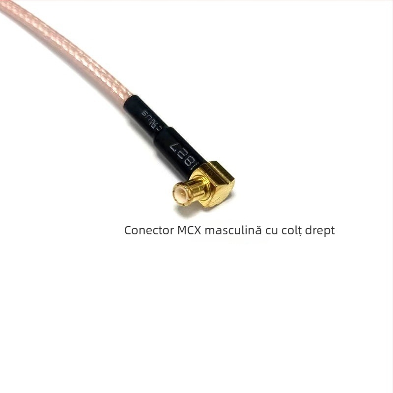 Cablu adaptor BNC femel la MCX masculin, cablu RF jumper, coaxial RG316