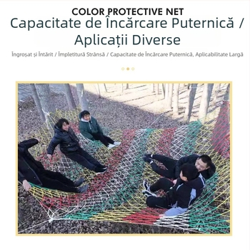 Plasă de protecție pentru balcon cu plasă în noduri și fără noduri, poliester de înaltă rezistență, siguranță și decor exterior, personalizare la cerere