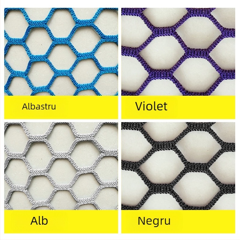 Plasă colorată fără noduri pentru copii, plasă de cățărare protecție, gard exterior, plasă cu temă junglă magică, anti-cădere