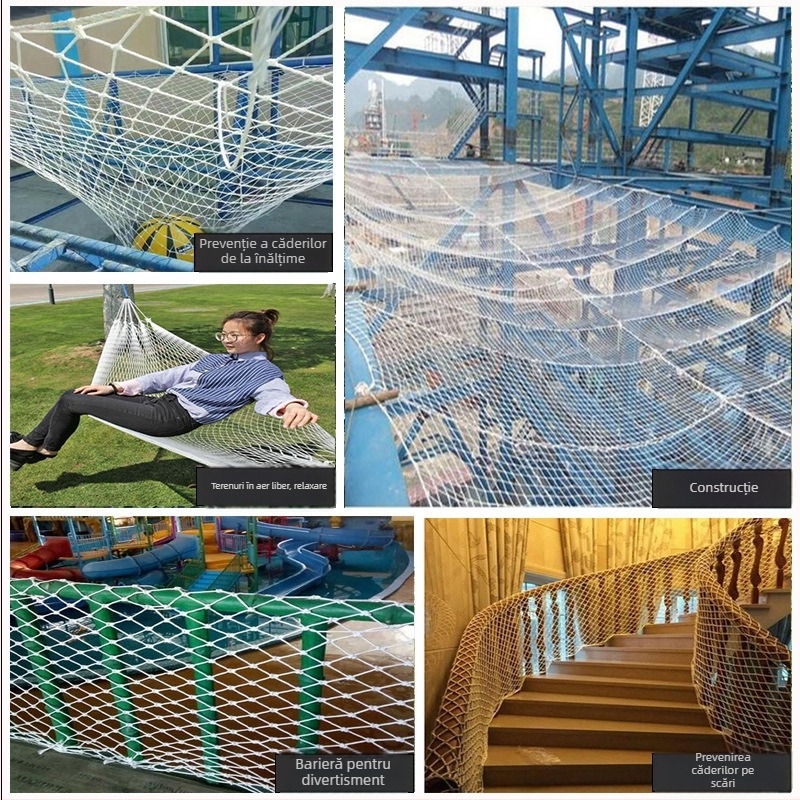 Plasă de protecție din nylon cu cadru din oțel pentru protecție împotriva căderilor și izolare — model personalizabil, Hui Ruiyong
