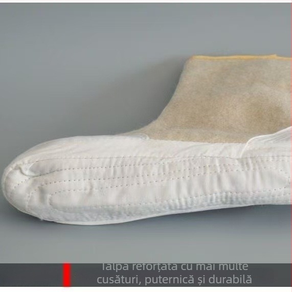 Șosete din fetru gros, încălzire, material din bumbac