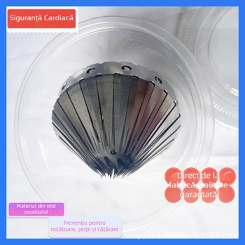 Plasă de protecție din oțel inoxidabil, model Xaaf; capacitate de încărcare 30; funcții: anti-șoareci, anti-șerpi, anti-pisici și anti-furt