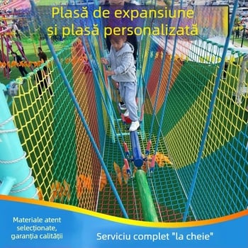 Rețea de cățărare Jungle Magic pentru spații de joacă interioare și exterioare