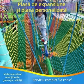 Rețea de cățărare Jungle Magic pentru spații de joacă interioare și exterioare