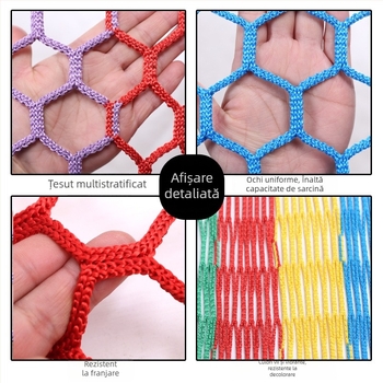 Plasă hexagonală pentru cățărare, fără noduri, pentru interior/exterior – plasă de protecție pentru antrenament de extindere și decor pentru grădiniță