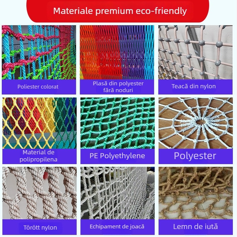 Trambulină de exterior cu plasă de cățărare pentru parc de distracții – personalizabilă, fără motor, Wan xu