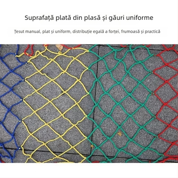 Plasă din nailon pentru siguranță la balcon – decorativă, protecție împotriva căderilor, pentru balcon, scară și loc de joacă (Nailon; utilizare: balcon, scară, loc de joacă)