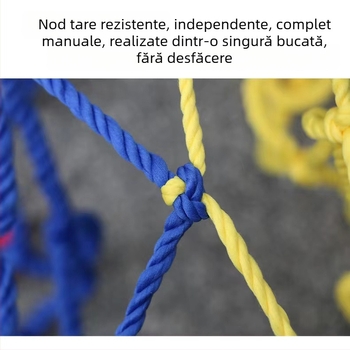Plasă din nailon pentru siguranță la balcon – decorativă, protecție împotriva căderilor, pentru balcon, scară și loc de joacă (Nailon; utilizare: balcon, scară, loc de joacă)