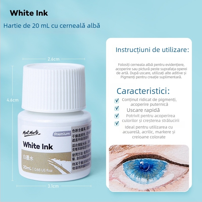 Montmartre Fluid de mască pentru acuarelă (Brand: Montmartre; Material: vopsea de acuarelă; Ambalaj: cutie colorată; Utilizare: pictură cu acuarelă; Autorizație IP: Nu)