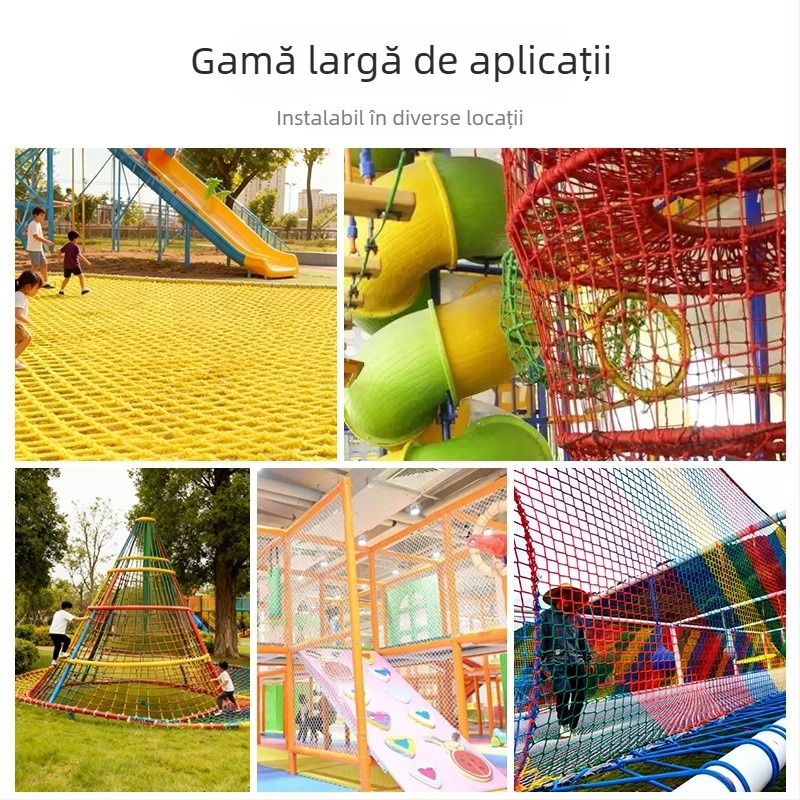 Joc de cățărare pentru copii cu plasă de siguranță din nailon, cadru de cățărare pentru grădiniță, plasă exterioară