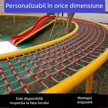 Rețea de cățărare pentru copii în aer liber, nylon, protecție împotriva căderilor, pentru grădinițe și locuri de joacă, brand Shengtong