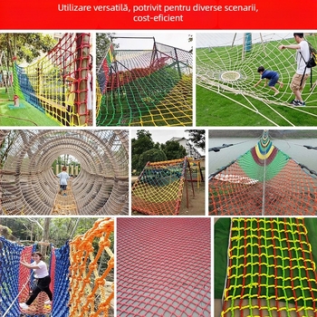 Plasă de protecție pentru copii din poliester și nailon, pentru tavan și decorarea scării