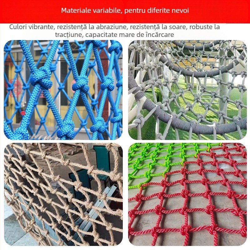 Plasă de protecție pentru copii din poliester și nailon, pentru tavan și decorarea scării