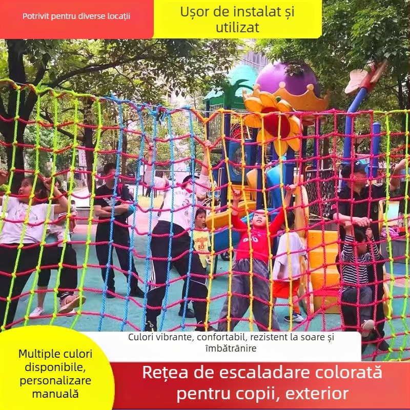 Plasă de protecție pentru copii din poliester și nailon, pentru tavan și decorarea scării