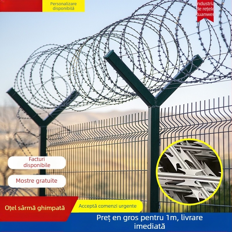 Plasă de protecție pentru balustradă – zincată, dublu răsucire (multi-strat), stil SIRO, răsucire dreaptă, rezistență la tracțiune 200-1500