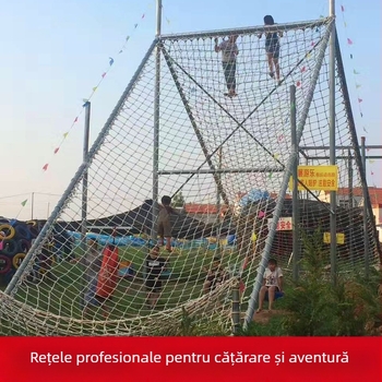 Plasă de cățărare în aer liber pentru copii și grădiniță — plasă din nylon, barieră de protecție