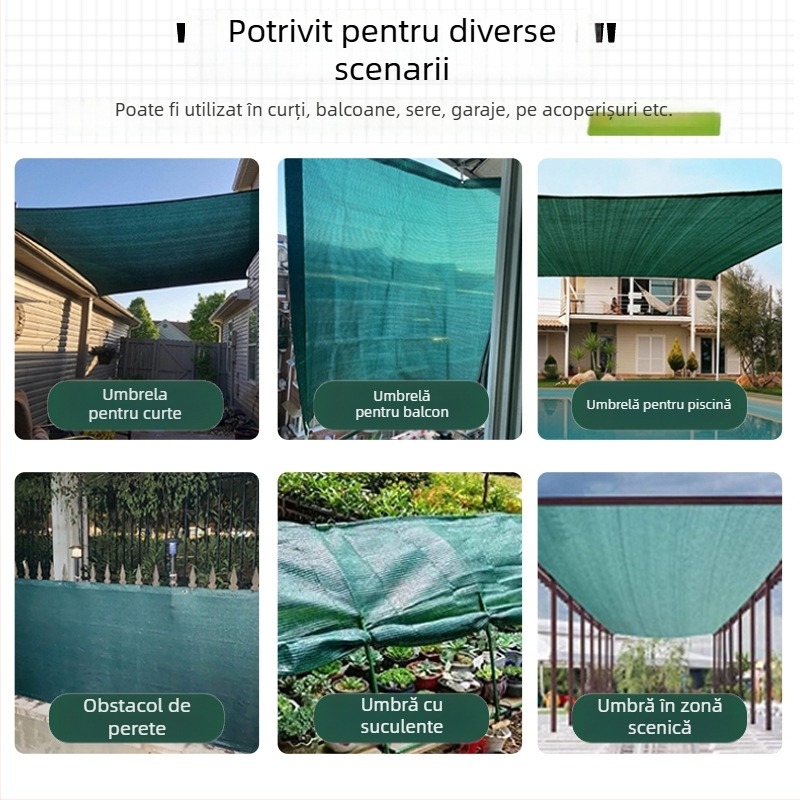 Plasă de umbrire – structură circulară din mătase, pentru exterior, agricultură, spații mari – Yuanfeng