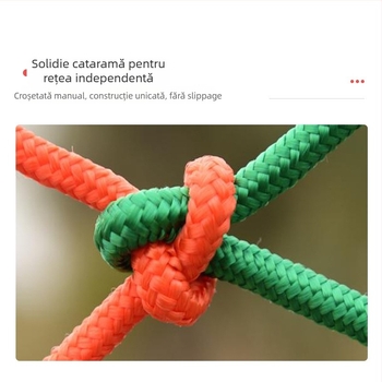 Rețea de cățărare pentru copii, rezistentă, pentru exterior, cu plasă de protecție pentru tavan și scări