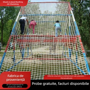 Rețea de cățărare pentru echipament de joacă — poliester, protecție la cățărare, personalizată la cerere