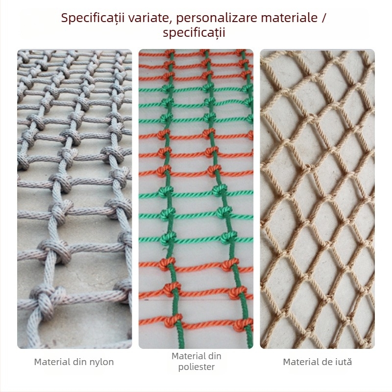 Rețea de cățărare pentru echipament de joacă — poliester, protecție la cățărare, personalizată la cerere