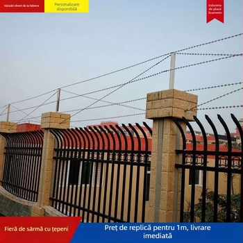 Plasă de sârmă pentru gard, oțel cu conținut scăzut de carbon, dublă răsucire, diametru 2.0–2.8 mm, rezistență la tracțiune 150