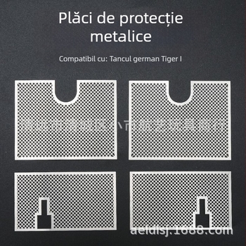 Kit de upgrade Henglong 3818-1 Tiger RC Tank cu Plasă Protectoare Metalică