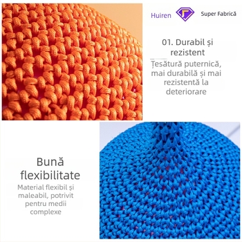 Leagăn din plasă de sfoară cu minge atârnată — jucărie de exterior, integrare senzorială și fitness fizic