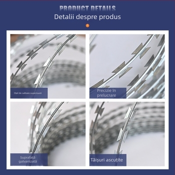 Plasă galvanizată cu sârmă ghimțuind, dublu răsucire (multistrat), răsucire dreaptă, aranjament în stil occidental, pentru pereți de închisoare, perimeteri și garduri feroviare