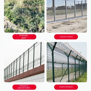 Plasa protecție din sârmă țepi din oțel inoxidabil – personalizată, anti-furt și anti-cățărări, diametru 1,7–2,8 mm, înfășurare simplă, sens de rulare Dreapta