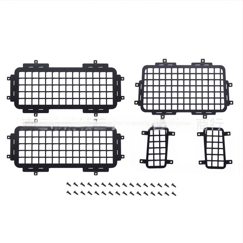 Mașină RC MN99S/D90 cu plasă metalică tridimensională de protecție a ferestrei – accesoriu de upgrade