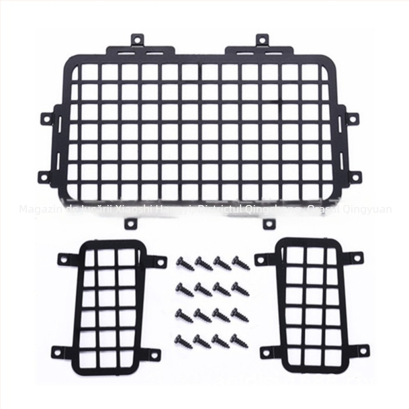 Mașină RC MN99S/D90 cu plasă metalică tridimensională de protecție a ferestrei – accesoriu de upgrade