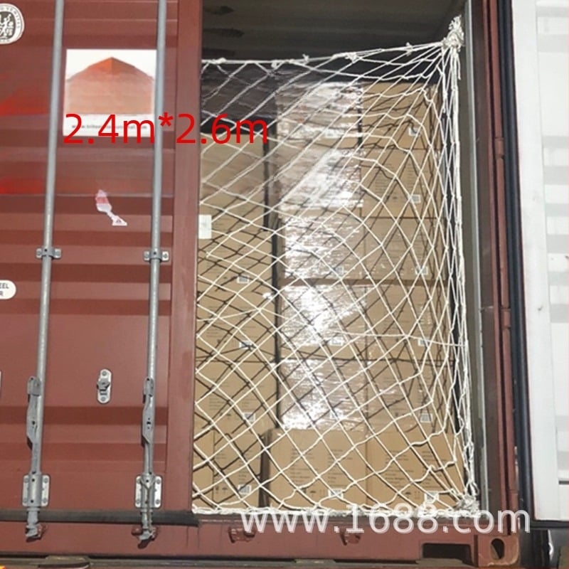 Jiujun Plasă din nailon pentru barieră spate la camioane cu containere — izolare a încărcăturii și protecție anti-cădere