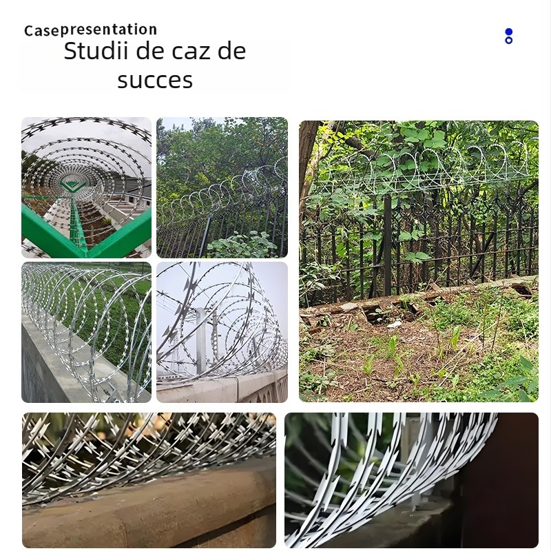 Barbed Wire, oțel inoxidabil 304, dublă răsucire (multipli), răsucire în sensul acelor de ceas, rezistență la tracțiune 1000, cod produs Barbed Wire