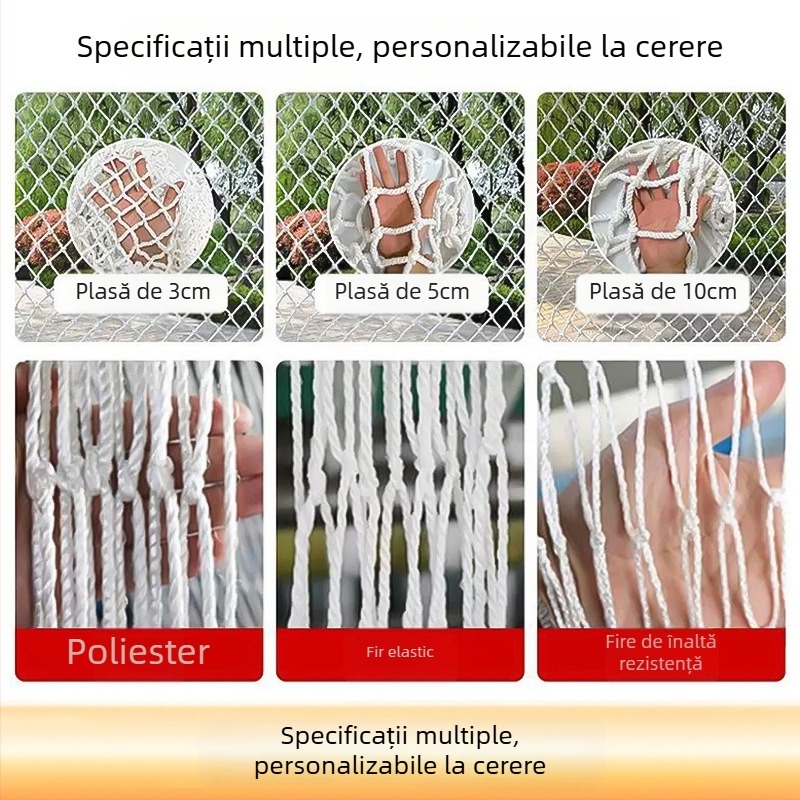 Rețea de mărfuri pentru camioane și containere, plasă de protecție anti-cadere, fixare încărcătură, decorativ pentru agățare