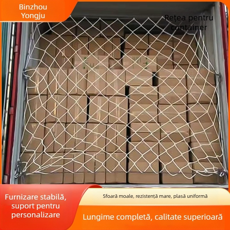 Plasă de încărcături Yongju pentru containere și camioane — Brand Yongju; Utilizare: containere, camioane, sigilare a vehiculului