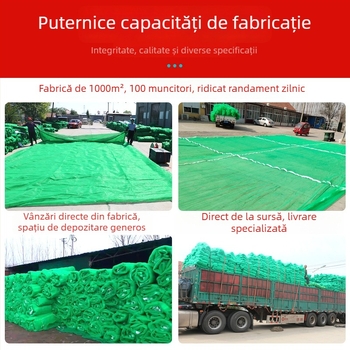 Rețea de protecție împotriva prafului pentru șantier - pentru camioane și nave - Nr. 8890; Origine: Binzhou, China; Comerț internațional: Da; Piețe principale: Africa, America de Nord.