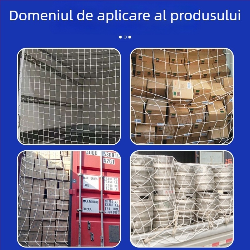 Plasă din nylon pentru containere – protecție pentru camioane, anti-cădere