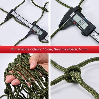 Plasă din nylon pentru camion – plasă de acoperire a încărcăturii, anti-cădere