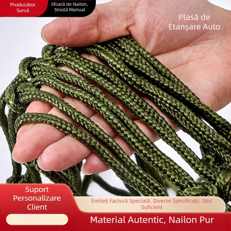 Plasă din nylon pentru camion – plasă de acoperire a încărcăturii, anti-cădere