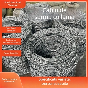 Sârmă ghimă din oțel inoxidabil 304, dublă răsucire (multistrand), răsucire dreaptă, stil Siro, rezistență la tracțiune 50