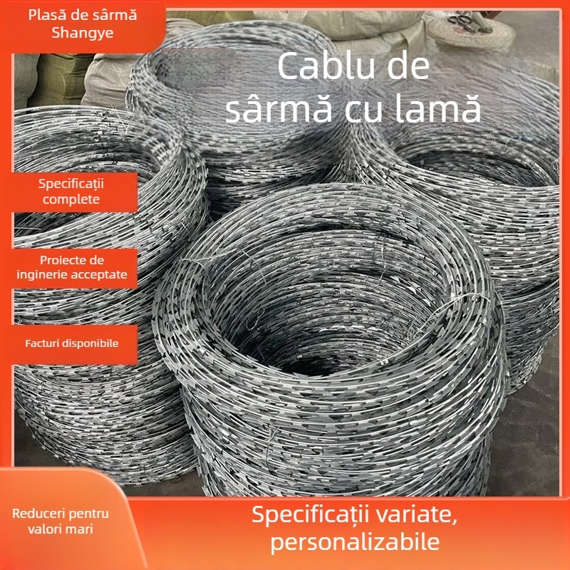 Sârmă ghimă din oțel inoxidabil 304, dublă răsucire (multistrand), răsucire dreaptă, stil Siro, rezistență la tracțiune 50