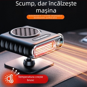 Încălzitor auto cu V-Speed încălzire rapidă și degivrare, 150W, ABS, modele S108/S107
