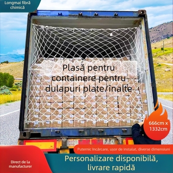 Rețea pentru container de mărfuri — protecție împotriva căderilor, izolație, sigilare vehicul, întărire anti-cădere